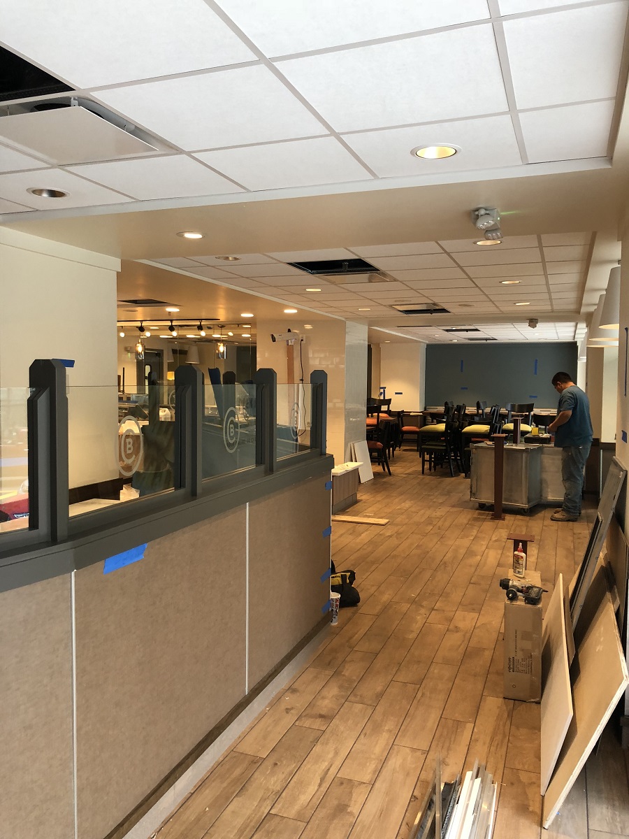 Corner Bakery at the National Press Building in Washington, D.C., is